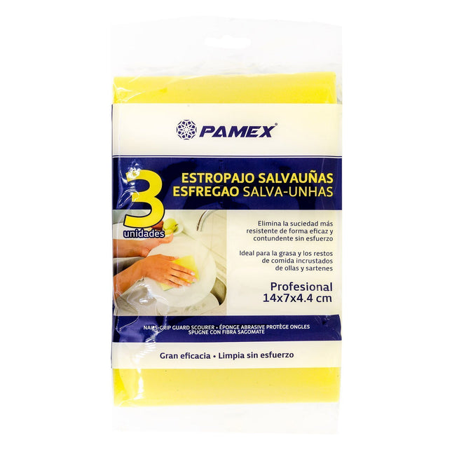 Estropajo Salvauñas Profesional Set 3 Verde