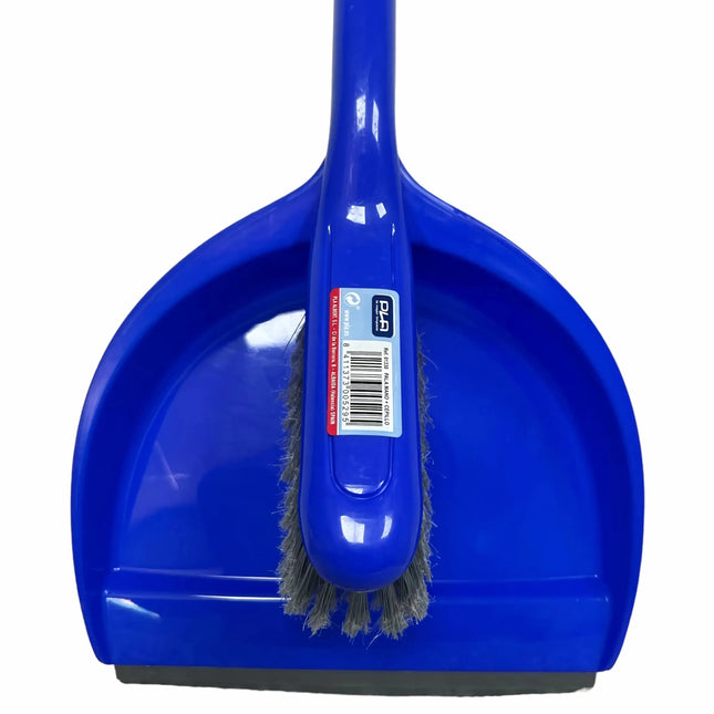 1 SET Recogedor y Escoba Manual Azul - Perfecto para Limpiezas Rápidas