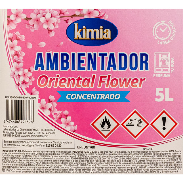 AMBIENTADOR CONCENTRADO PERFUME DE HOGAR KIMIA: GOTA ORIENTAL FLOWERS 750ML