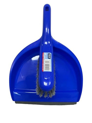 KIMIA · Set Recogedor y Escoba Manual Azul