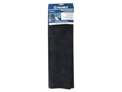 KIMIA · Paño Microfibra 30x40 Teck-X Negro · Set 4