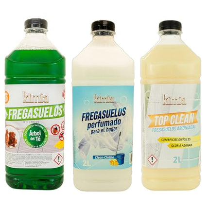 KIMIA · Pack Yourself Limpieza · 3 Fregasuelos 2L