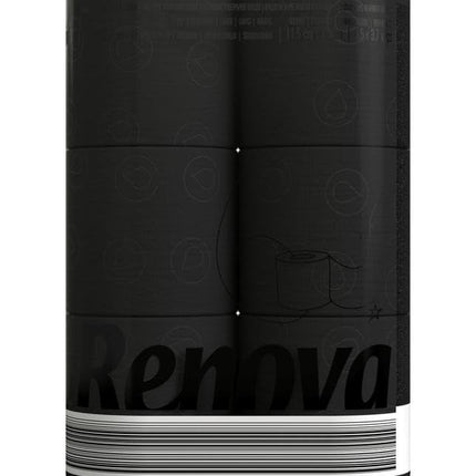 KIMIA · Papel Higiénico Negro Premium · 6 Rollos
