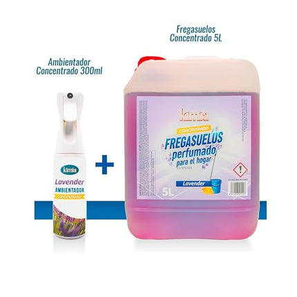 KIMIA · Fregasuelos Lavanda 5L + Atomizador · 300 ml