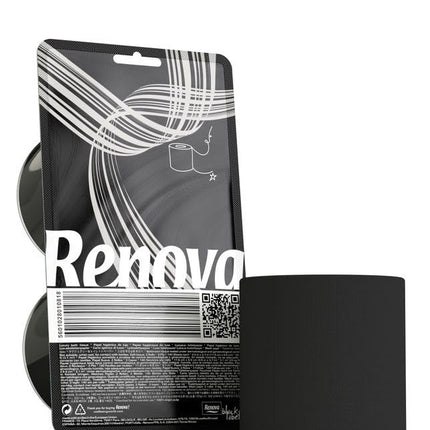 KIMIA · Papel Higiénico Negro Premium · 2 Rollos