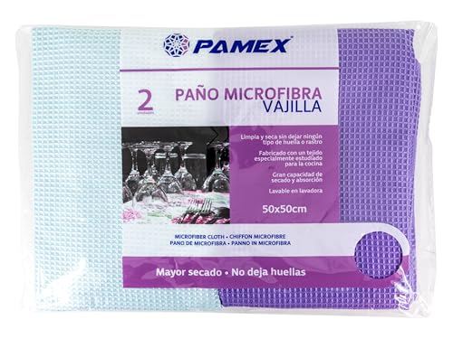 KIMIA · Paño Microfibra Vajilla 50x50 · Set 2
