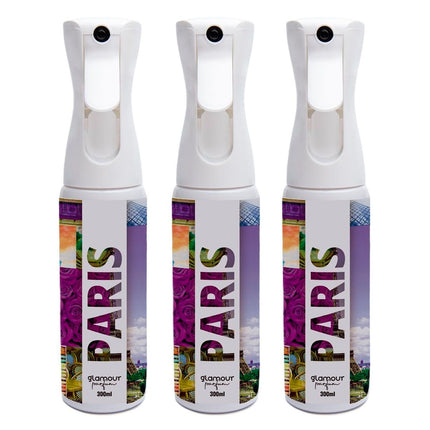 Pack 3 Ambientadores de Hogar Glamour Parfum Paris 300 ml