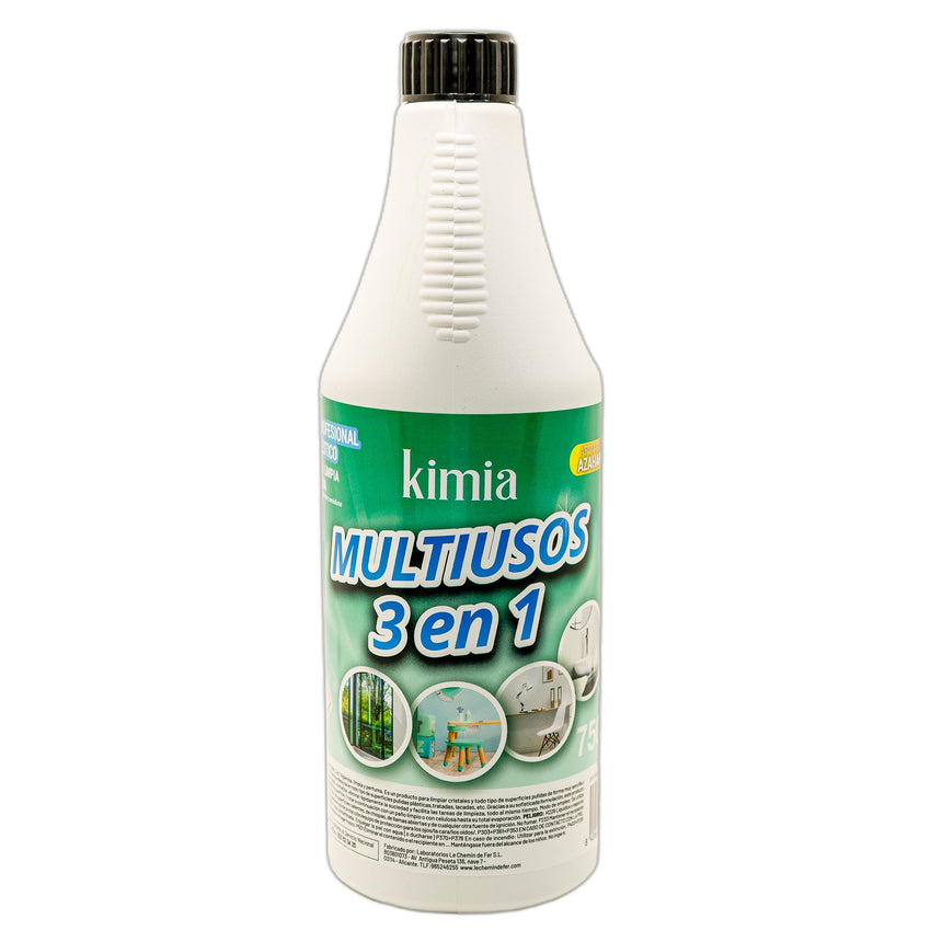 KIMIA Multiusos 3 en 1 limpiador multisuperficie con pulverizador 750ml