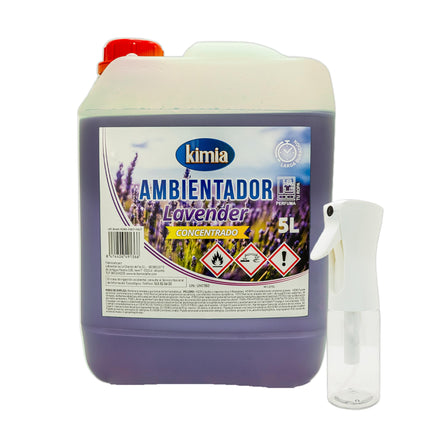 KIMIA · Ambientador Hogar Lavender Flower 5L + Pulverizador