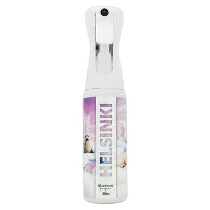GLAMOUR PARFUM - Ambientador de Hogar Helsinki - 300 ml - Pulverizador con Aroma Cítrico Afrutado - Ambientador Textil en Spray - para Pulverizar en la Cama o en Cortinas - Reutilizable