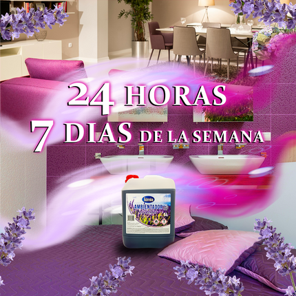 Ambientador Profesional Lavender Flower KIMIA | Perfumador 5L Lavanda Intensa | Aroma Relajante de Alta Persistencia
