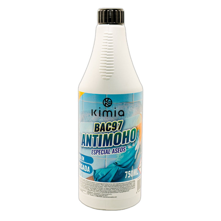 KIMIA BAC97 Antimoho limpiador especial aseos y baños pulverizador 750ml