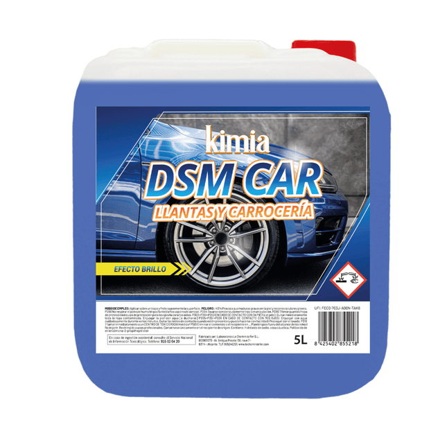 DETERGENTE ESPECIAL KIMIA DSM CAR 5 KG - LLANTAS Y CARROCERÍAS