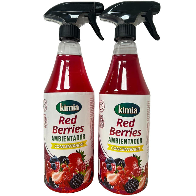 KIMIA PACK 2 AMBIENTADORES CONCENTRADOS RED BERRIES 750ML