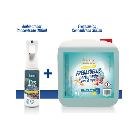 KIMIA FREGASUELOS CONCENTRADO DE HOGAR GOTA BLUE REEF 5L +ATOM PER 300ml