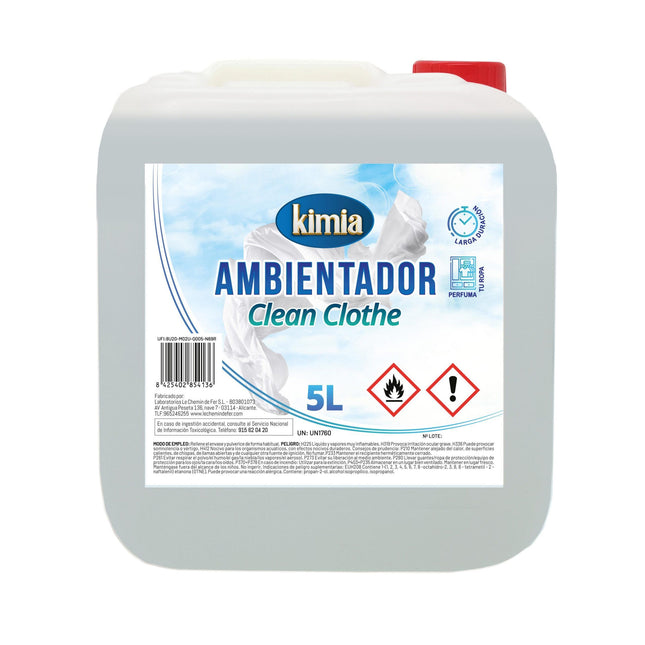KIMIA PERFUMADOR AMBIENTADOR DE HOGAR Clean Clothe 5L