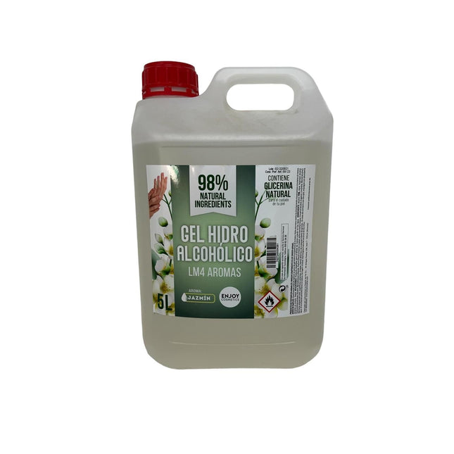 KIMIA GEL HIDROALCOHÓLICO JAZMÍN 70% ALCOHOL + GLICERINA NATURAL 5L