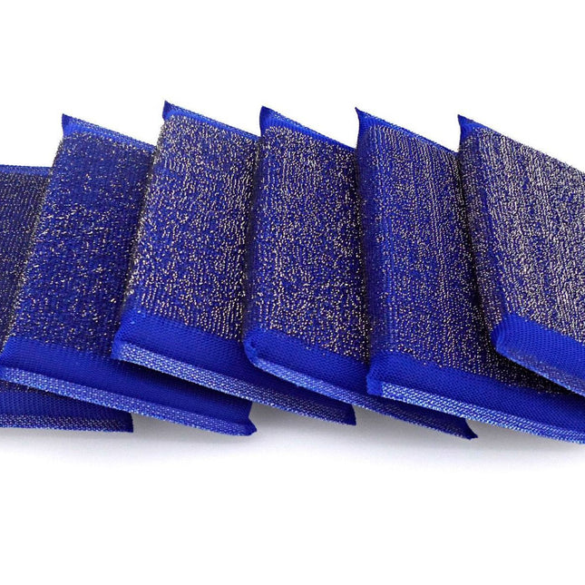 Estropajo Esponja-Acero Azul Inox Anónimo Set 2