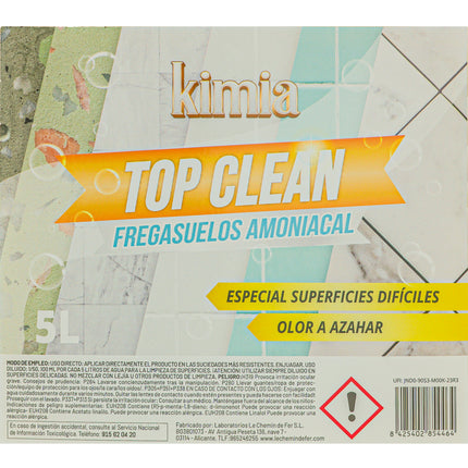 KIMIA FREGASUELOS TOP CLEAN AMONIACAL 5 Litros