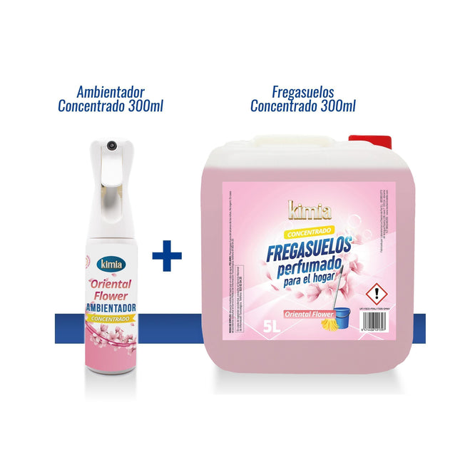 KIMIA FREGASUELOS CONCENTRADO DE HOGAR GOTA ORIENTAL FLOWERS  5L +ATOM PER 300ml