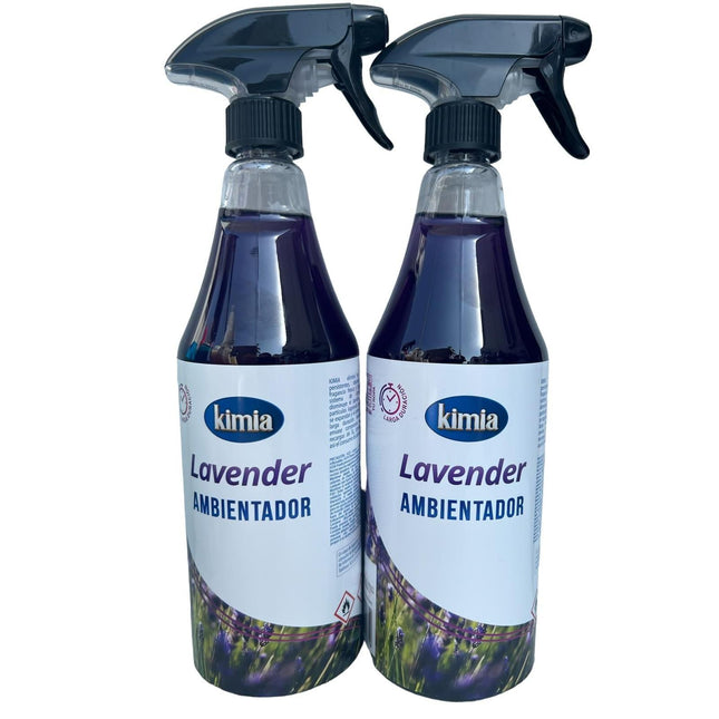 KIMIA PACK 2 AMBIENTADORES PERFUMADORES PARA HOGAR LAVENDER 750ML