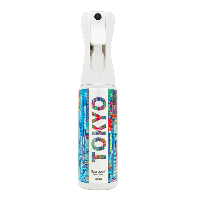 GLAMOUR PARFUM - Ambientador de Hogar Tokyo - 300 ml - Pulverizador con Aroma Floral y Cítrico- Ambientador Textil en Spray - para Pulverizar en la Cama o en Cortinas - Reutilizable