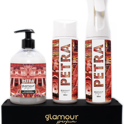 KIMIA Glamour Parfum · Pack Ambientador + Recambio + Jabón · Petra