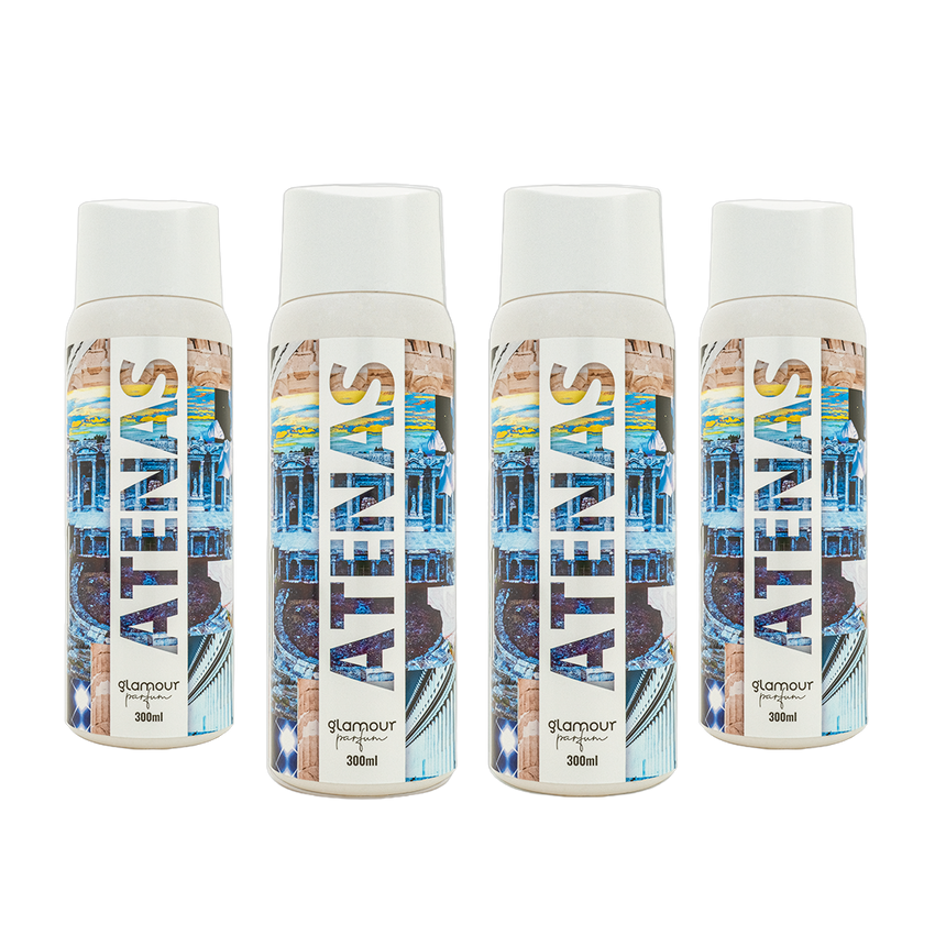 KIMIA Glamour Parfum · Pack 4 Recambios Atenas · 300 ml