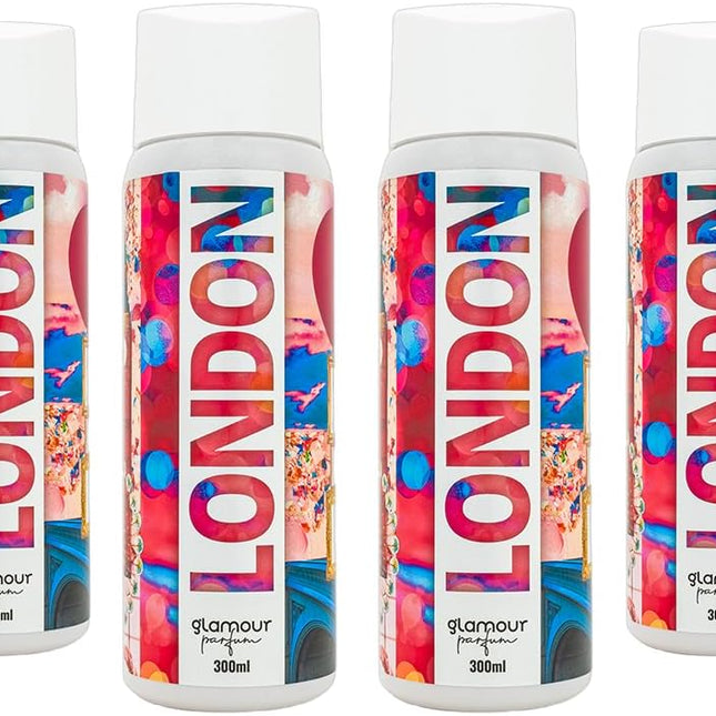 KIMIA Glamour Parfum · Pack 4 Recambios Londres · 300 ml