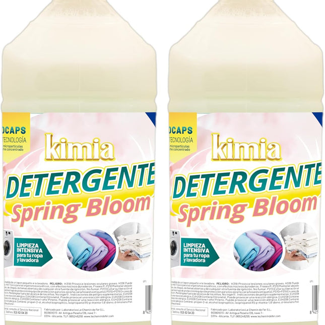 KIMIA · Detergente Ropa Spring Bloom · Pack 2 x 2L
