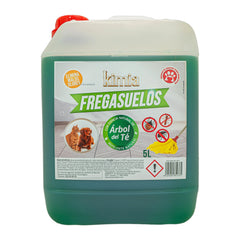 KIMIA - Fregasuelos Profesional 5L | Limpiasuelos Mascotas | Repelente Insectos | Friegasuelos Concentrado con Esencia de Arbol de Té | Especial Perros y Gatos | Multisuperficie | Limpieza Profunda