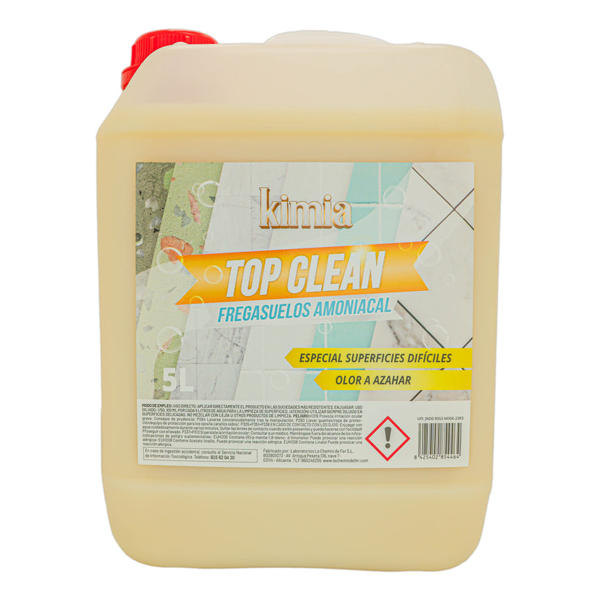 KIMIA · Fregasuelos Top Clean Amoniacal Azahar · 5L