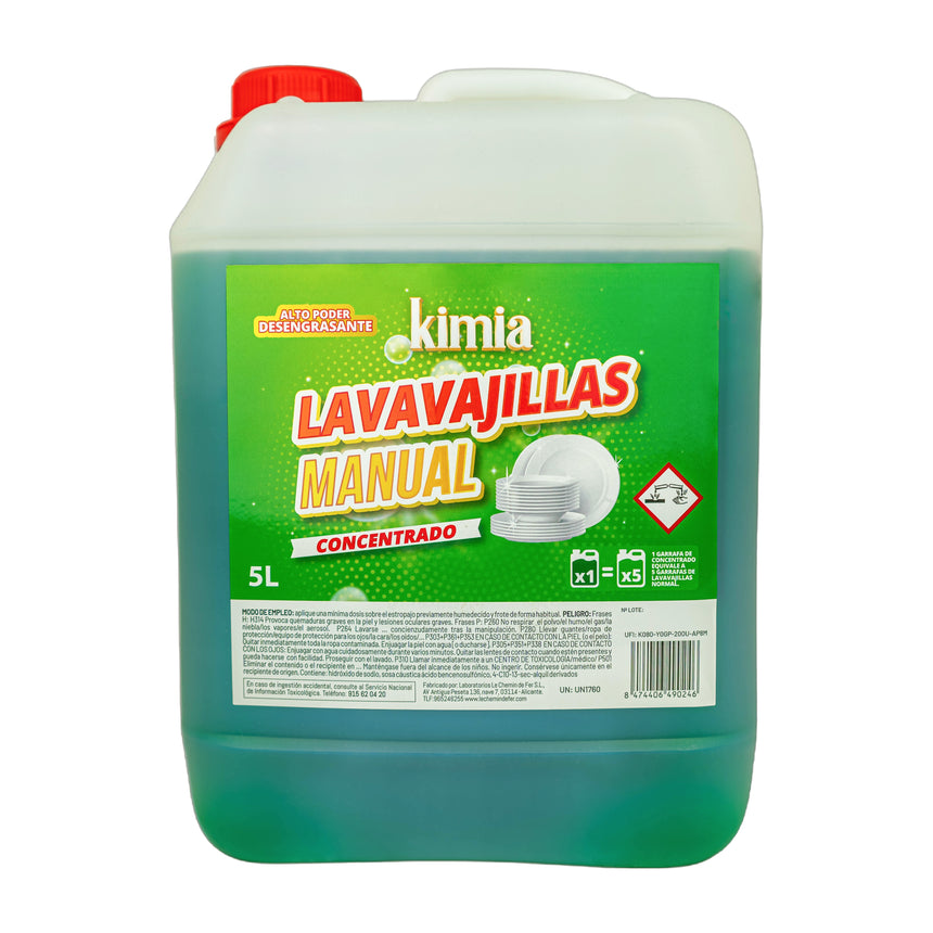 KIMIA · Lavavajillas Manual · 5L