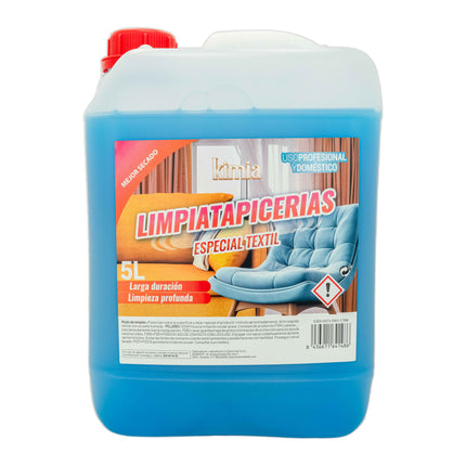 KIMIA - Limpiatapicerías Especial Textil 5L | Limpiador Profesional y Doméstico | Limpieza Profunda en Tapicerías y Textiles | Resultados Duraderos | Protege Fibas y Colores | Fórmula Avanzada