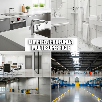 KIMIA - Multiusos 3 en 1 5L | Multisuperficie Tres en Uno | Limpiador Concentrado | Limpia y Aromatiza | Limpieza Profunda y Aroma Duradero | para Diversas Superficies