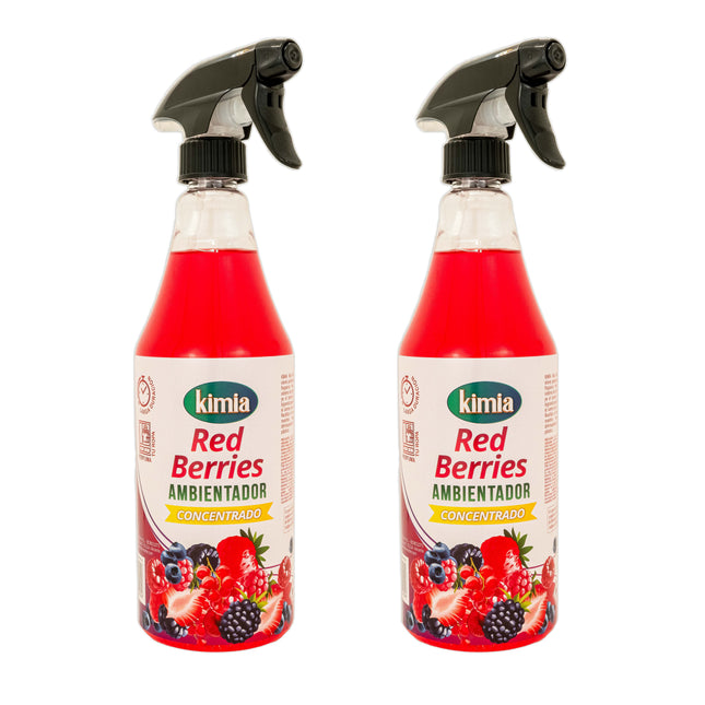 KIMIA PACK 2 AMBIENTADORES CONCENTRADOS RED BERRIES 750ML