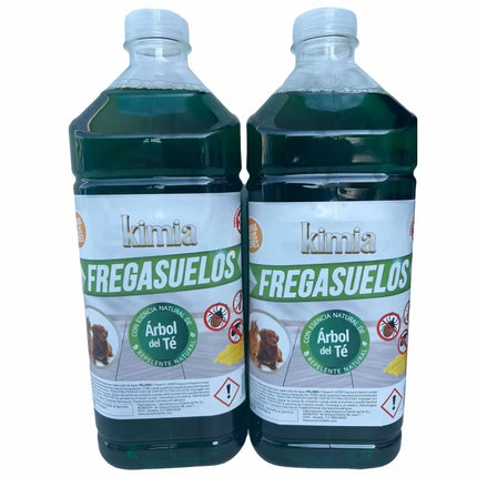 KIMIA | PACK 2 FREGASUELOS CONCENTRADO ÁRBOL DEL TÉ – ESPECIAL MASCOTAS 2 L
