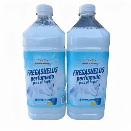 KIMIA PACK 2 FREGASUELOS PERFUMADO PARA EL HOGAR CLEAN CLOTHE - 2 L