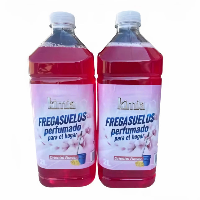 KIMIA PACK 2 FREGASUELOS PERFUMADO PARA EL HOGAR ORIENTAL FLOWERS - 2 L