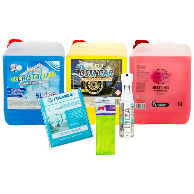 KIMIA · Pack I Love My Car Max · Kit Limpieza Coche