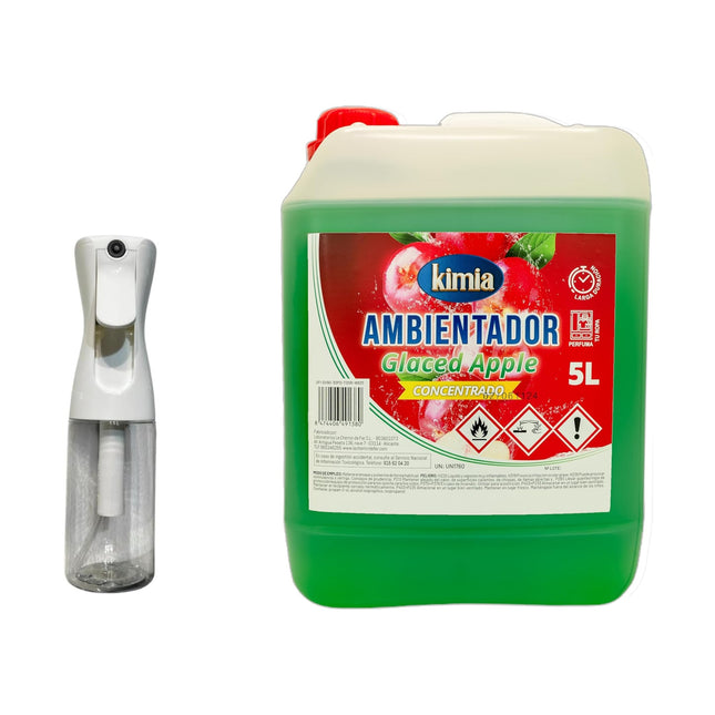 KIMIA · Ambientador Hogar Glazed Apple 5L + Pulverizador