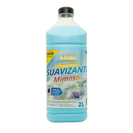 KIMIA - Pack Detergente Concentrado Spring Bloom 2L + Suavizante Concentrado Mimoso 2L | Limpieza Profunda | Fragancia Primaveral y Duradera | Protege Color de la Ropa | Suavidad y Frescor Duradero