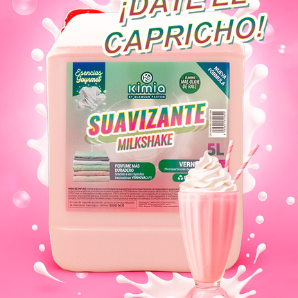 KIMIA - Pack Detergente Concentrado Summer Dreams 5L + Suavizante Concentrado Milkshake 5L | Limpieza Profunda | Fragancia Veraniega y Duradera | Protege Color de la Ropa | Suavidad y Frescor Duradero