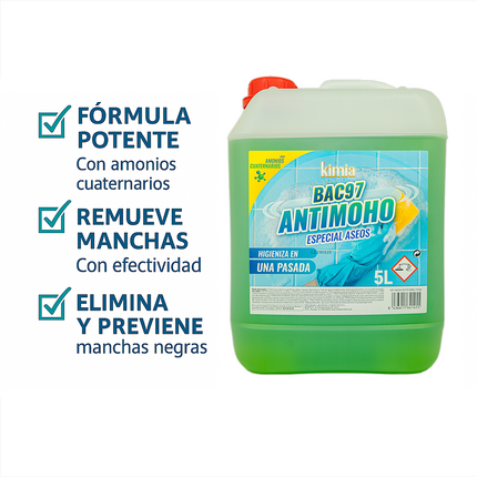 KIMIA - Pack I Love Toilet | Limpieza Profunda y Desincrustante | Antical | Especial Baños | Incluye Estropajo Profesional