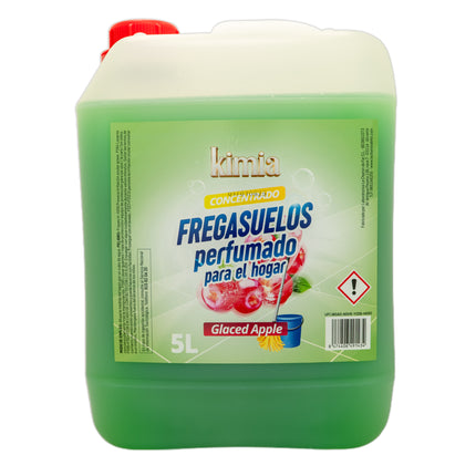 KIMIA - Pack Sensorial Concentrado Glaced Apple | Ambientador 5L+ Fregasuelos 5L | Fragancia Duradera | Fórmula Concentrada | Limpiador de Suelo | Limpieza Profunda