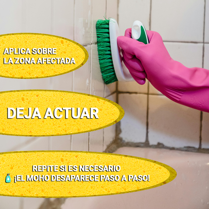 KIMIA - Potente Limpiador Especial Aseos y Baños BAC97 Antimoho 5L | con Botella y Pistola de Espuma | Limpieza Profunda y Duradera | Elimina Suciedad Persistente | Aplicación Uniforme y Eficaz