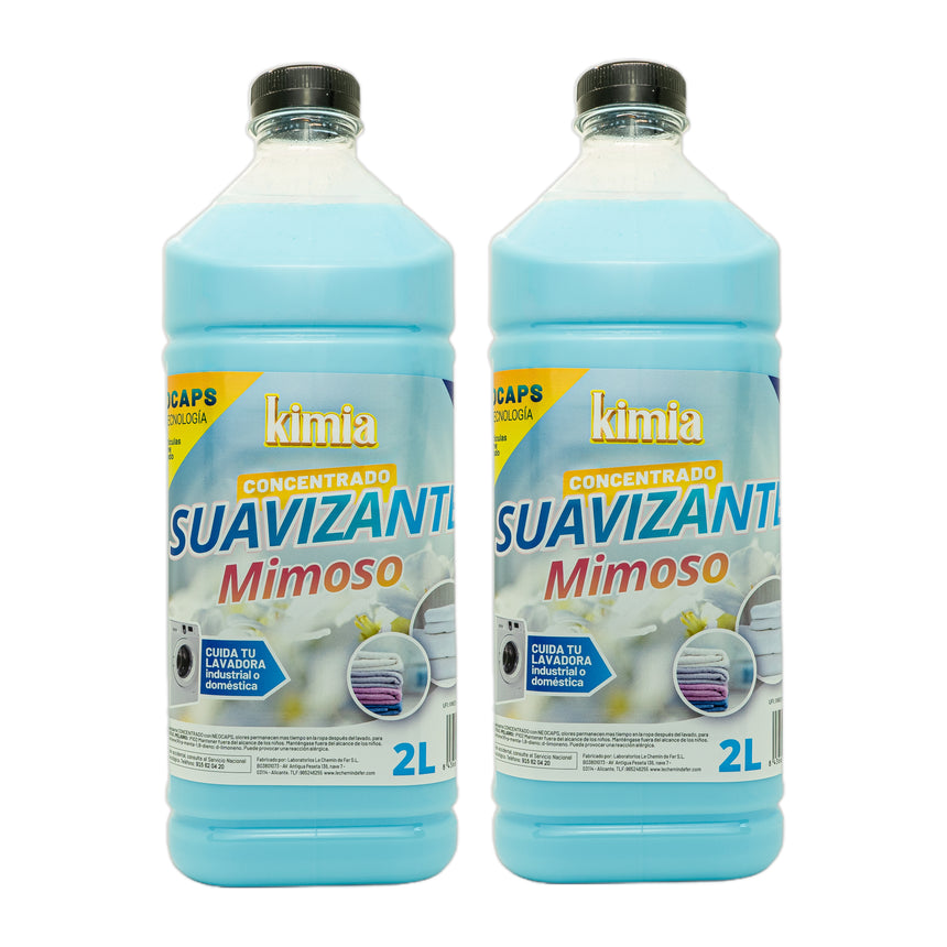 KIMIA · Suavizante Concentrado Mimoso · Pack 2 x 2L