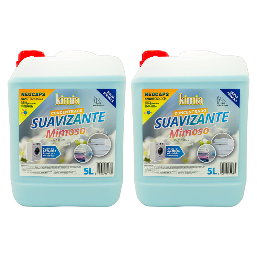 KIMIA · Suavizante Concentrado Mimoso · Pack 2 x 5L