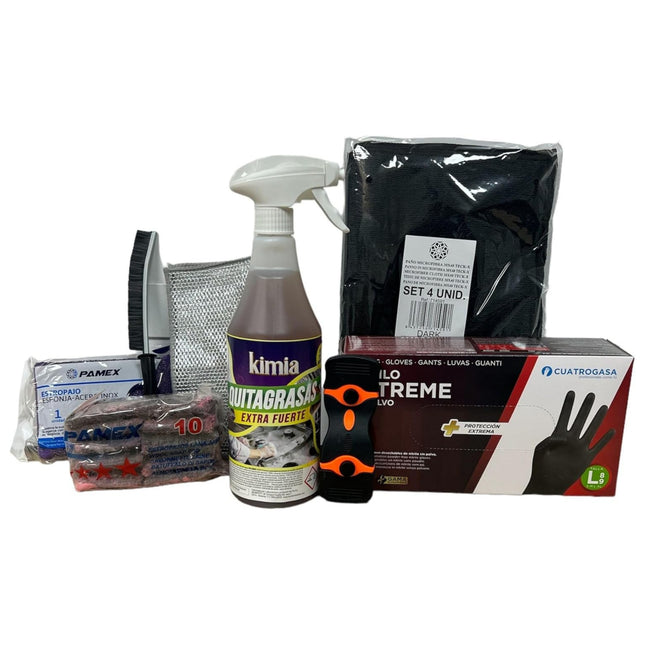 KIMIA · Super Pack Limpieza Hornos · Quitagrasas Extra Fuerte