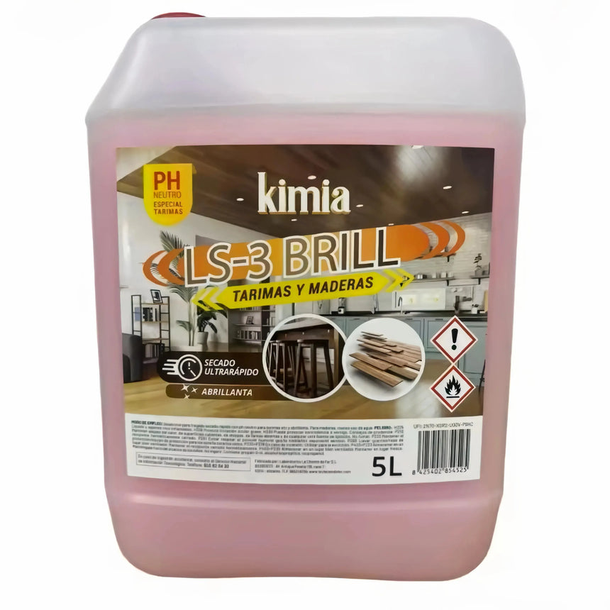 KIMIA · Limpiador Tarimas y Maderas LS-3 Brill · 5L
